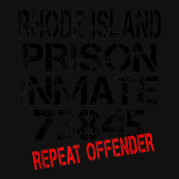 Halloween Rhode Island Prisoner Party Costume Tshirt Portrait Canvas Print | Artistshot