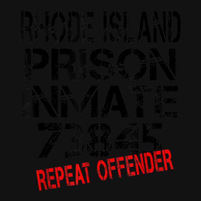 Halloween Rhode Island Prisoner Party Costume Tshirt License Plate Frame | Artistshot