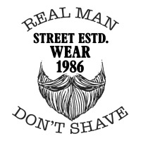 Real Man Don't Shave Maternity Scoop Neck T-shirt | Artistshot