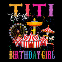 Titi Of The Birthday Girl Ringmaster Circus Birthday Party Cropped Hoodie | Artistshot