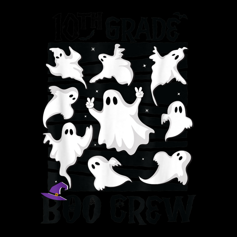 10th Grade Boo Crew Teacher Student Team Spooky Babe Ghost Women's V-Neck T-Shirt by Posh | Artistshot