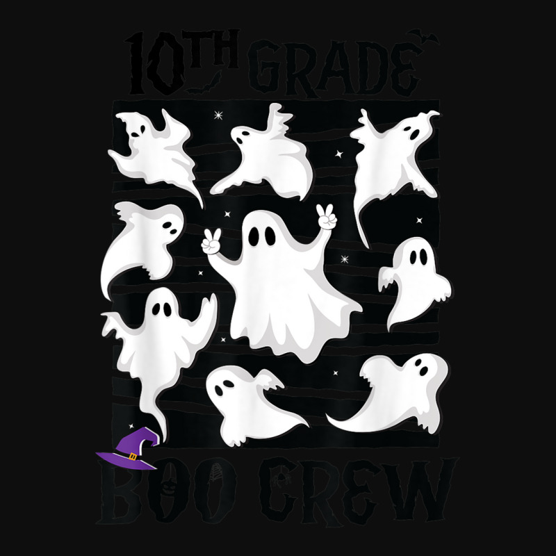 10th Grade Boo Crew Teacher Student Team Spooky Babe Ghost Crop Top by Posh | Artistshot