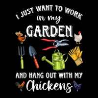 I Just Want To Work In My Garden And Hang Out Chicken T Shirt Long Sleeve Baby Bodysuit | Artistshot