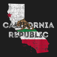 Californian Map And Flag Souvenir   Distressed California T Shirt Classic T-shirt | Artistshot