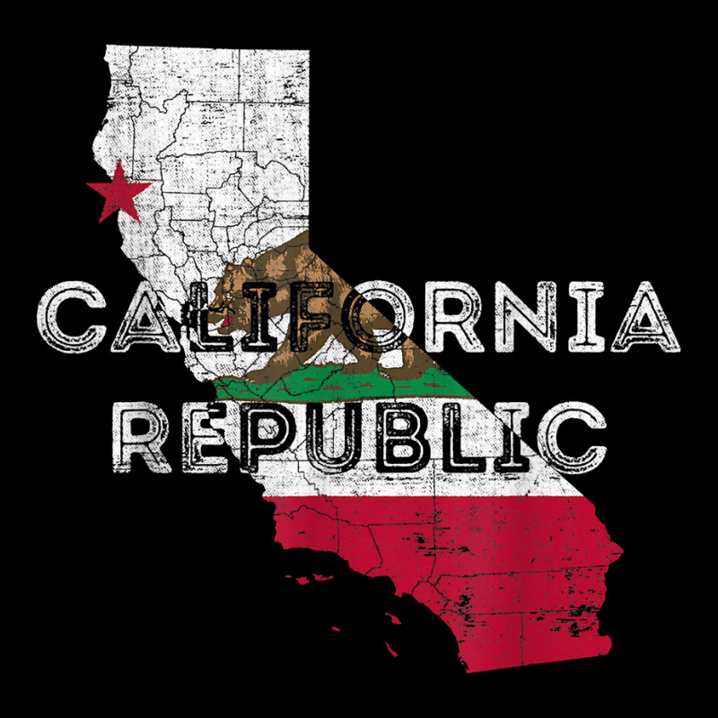 Californian Map And Flag Souvenir   Distressed California T Shirt Fleece Short | Artistshot