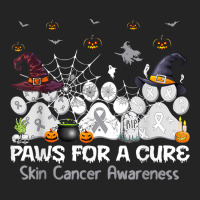 Paws For A Cure Skin Cancer Awareness Halloween 3/4 Sleeve Shirt | Artistshot