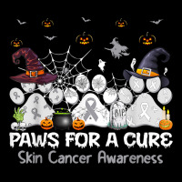 Paws For A Cure Skin Cancer Awareness Halloween Men's 3/4 Sleeve Pajama Set | Artistshot