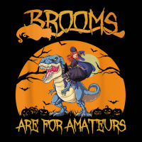 Brooms Are For Amateurs Halloween Witch Riding Dinosaur Toddler 3/4 Sleeve Tee | Artistshot