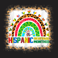 Countries Flags Latinx Boho Rainbow Hispanic Heritage Month T-shirt | Artistshot