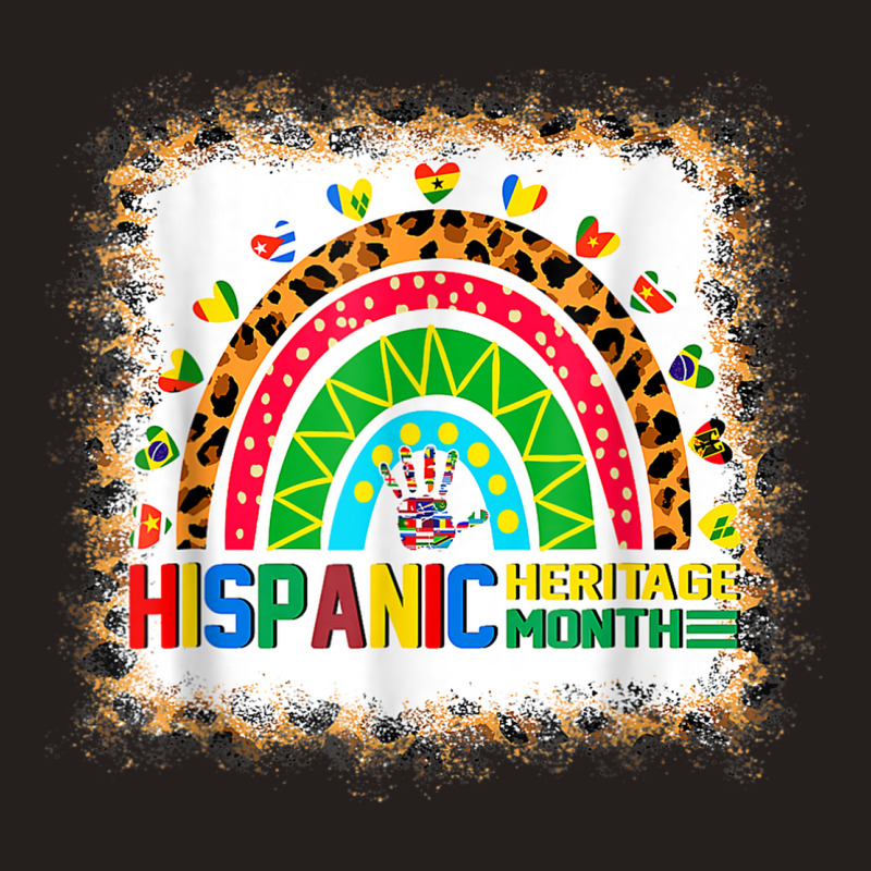 Countries Flags Latinx Boho Rainbow Hispanic Heritage Month Tank Top by Amenity | Artistshot