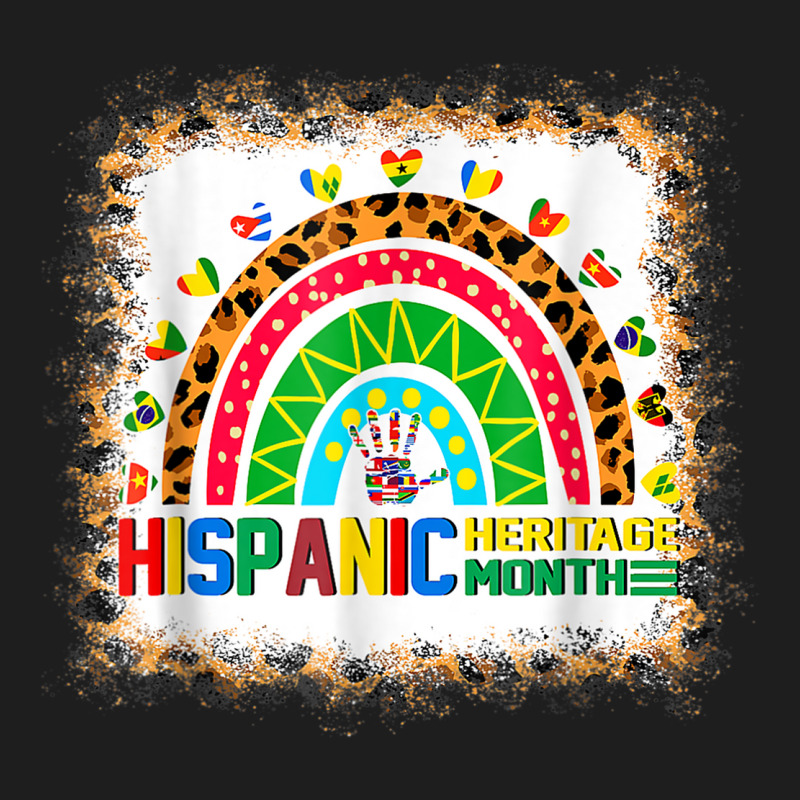 Countries Flags Latinx Boho Rainbow Hispanic Heritage Month Classic T-shirt by Amenity | Artistshot