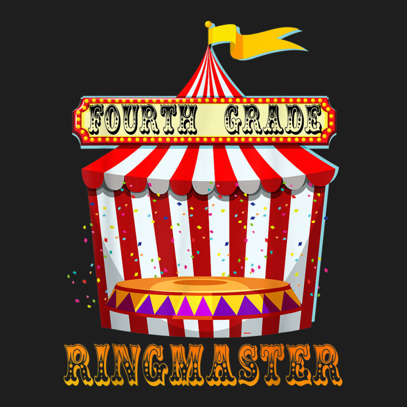 4th Grade Ringmaster Teacher Circus Carnival Back To School Classic T-shirt by Orchid | Artistshot