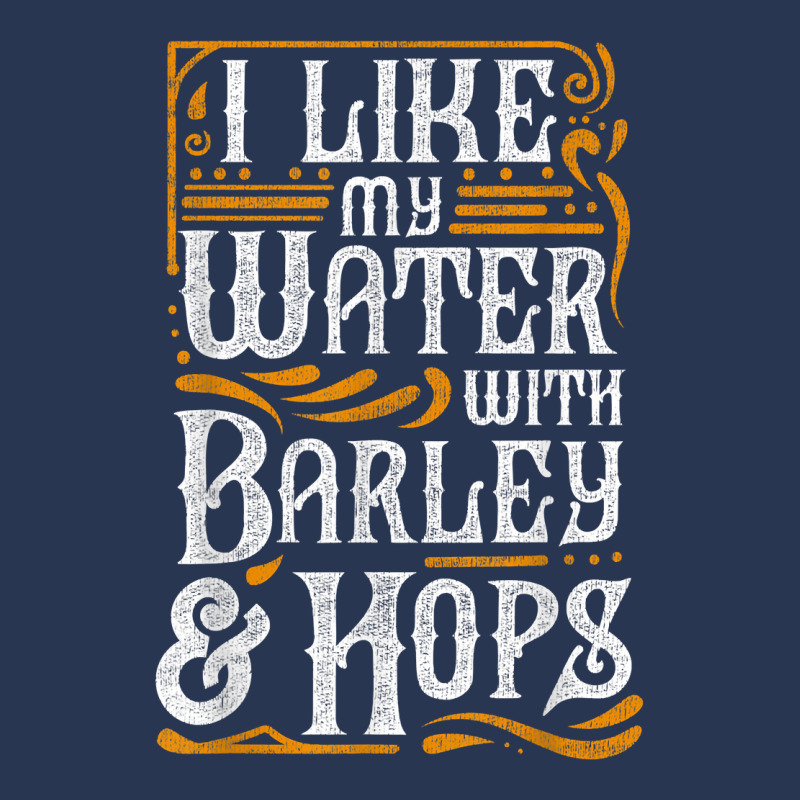 I Like My Water With Barley And Hops L Craft Beer Brewing Men Denim Jacket | Artistshot