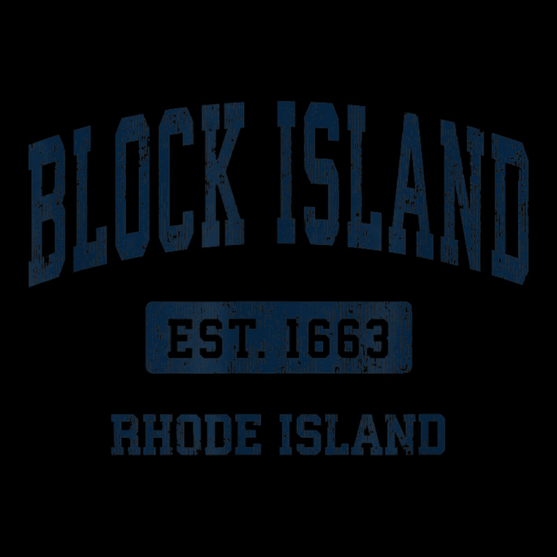 Block Island Rhode Island Ri Vintage Athletic Sports Design Adjustable Cap by Deluxe | Artistshot