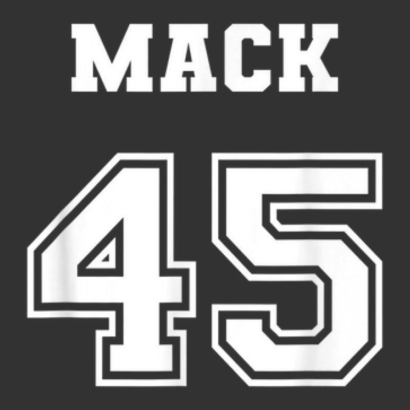 Jersey Style Mack Name Nickname 1945 45 Birthday Baby Bodysuit by Carnations | Artistshot