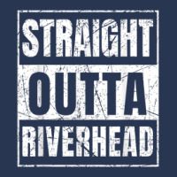 Straight Outta Riverhead New York State Men Denim Jacket | Artistshot