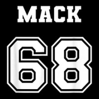 Jersey Style Mack Name Nickname 1968 68 Birthday Women's V-neck T-shirt | Artistshot