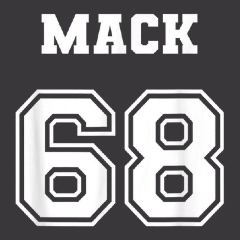 Jersey Style Mack Name Nickname 1968 68 Birthday Ladies Curvy T-Shirt by Luxuriate | Artistshot