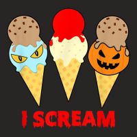 Womens Scary Spooky Halloween Scream Design Ladies Fitted T-shirt | Artistshot