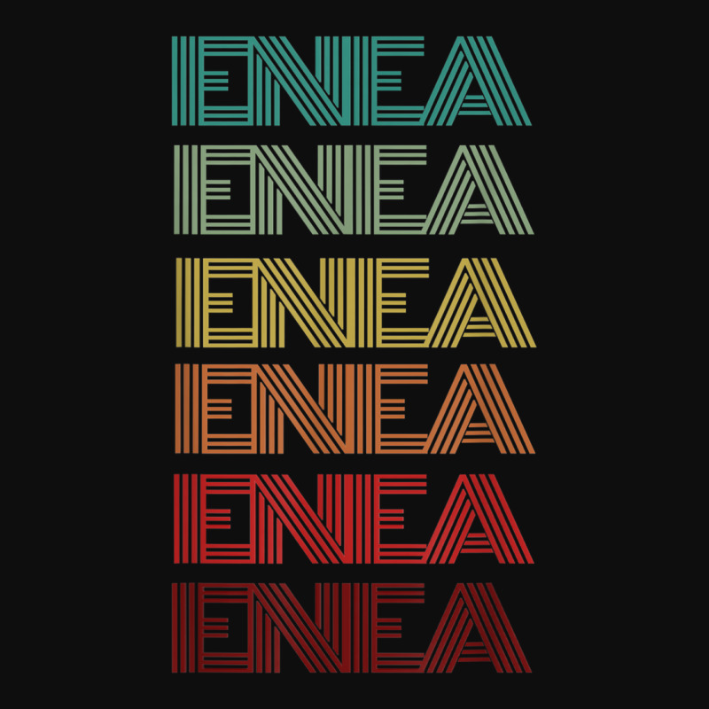 First Name Enea Italian Boy Retro Birthday Nametag Father Crop Top by Uniform | Artistshot