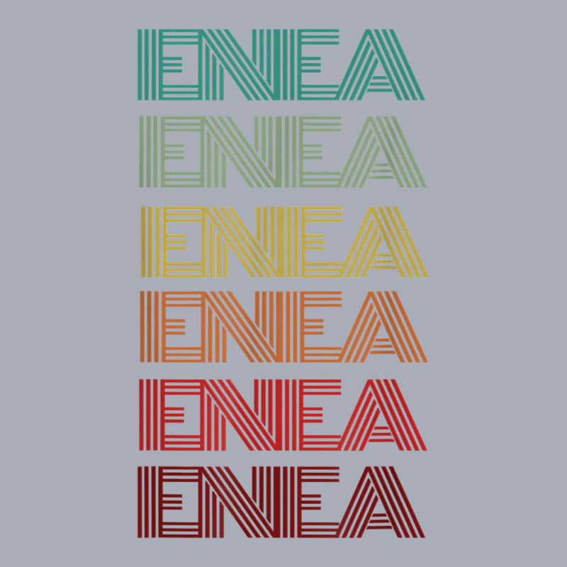 First Name Enea Italian Boy Retro Birthday Nametag Father Tank Dress by Uniform | Artistshot