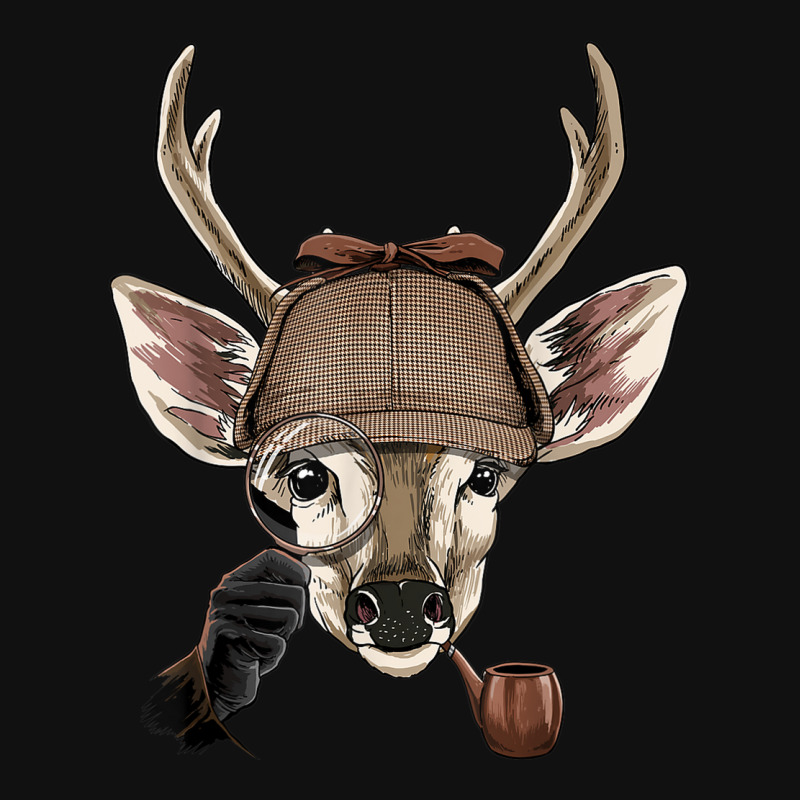 Detective Deer Spy Inspector Private Investigator Deer Lover Baby Beanies by Dapper | Artistshot