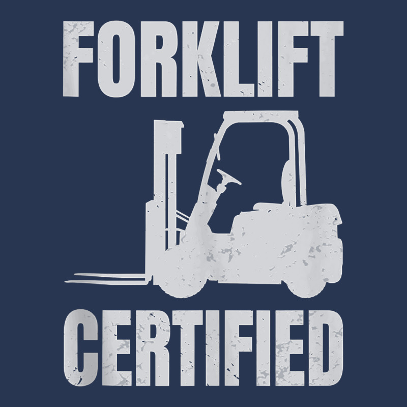 Forklift Certified Certified Forklift Driver Lift Truck Tank Top Men Denim Jacket | Artistshot