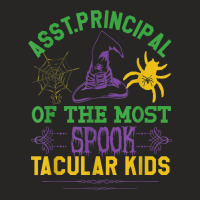 Assistant Principal Of The Most Spooktacular Kids Halloween Ladies Fitted T-shirt | Artistshot