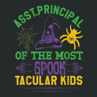 Assistant Principal Of The Most Spooktacular Kids Halloween Women's Triblend Scoop T-shirt | Artistshot