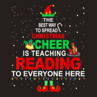 Reading Teacher Christmas - Elf Christmas Cheer Tank Top | Artistshot