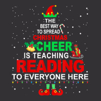 Reading Teacher Christmas - Elf Christmas Cheer Vintage Short | Artistshot