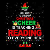 Reading Teacher Christmas - Elf Christmas Cheer Fleece Short | Artistshot