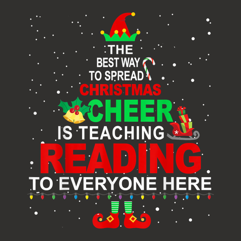 Reading Teacher Christmas - Elf Christmas Cheer Champion Hoodie | Artistshot