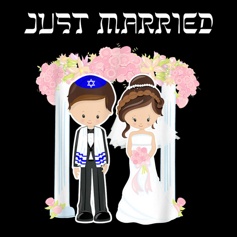 Jewish Wedding Just Married Chuppah Bride Groom Toddler Sweatshirt by cm-arts | Artistshot