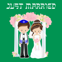 Jewish Wedding Just Married Chuppah Bride Groom Classic T-shirt | Artistshot