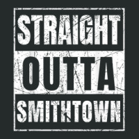 Straight Outta Smithtown New York State Women's Triblend Scoop T-shirt | Artistshot