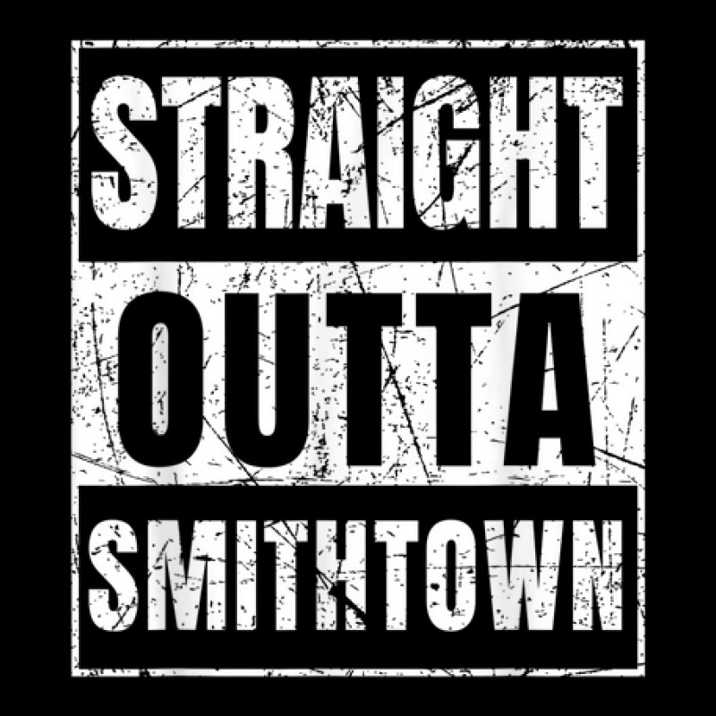 Straight Outta Smithtown New York State Maternity Scoop Neck T-shirt by Uniform | Artistshot