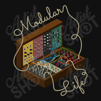 Modular Synthesizer For Synth Player Portrait Canvas Print | Artistshot