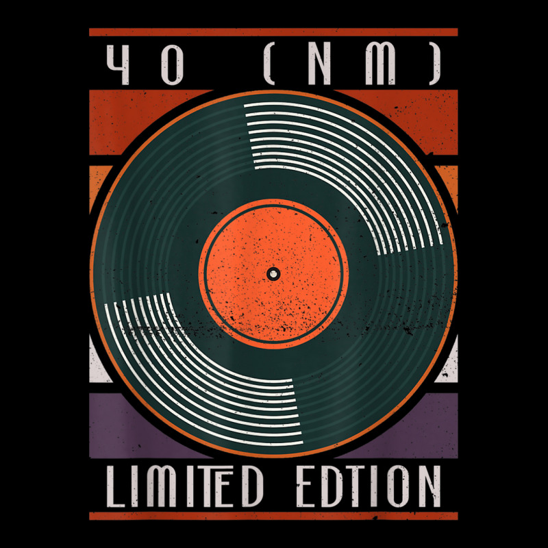 40 Near Mint Limited Edition   Vinyl Records 40th Birthday Adjustable Cap by Luxuriate | Artistshot