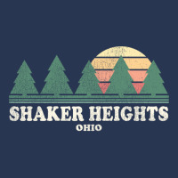 Shaker Heights Oh Vintage Throwback Tee Retro 70s Design Long Sleeve T Ladies Denim Jacket | Artistshot