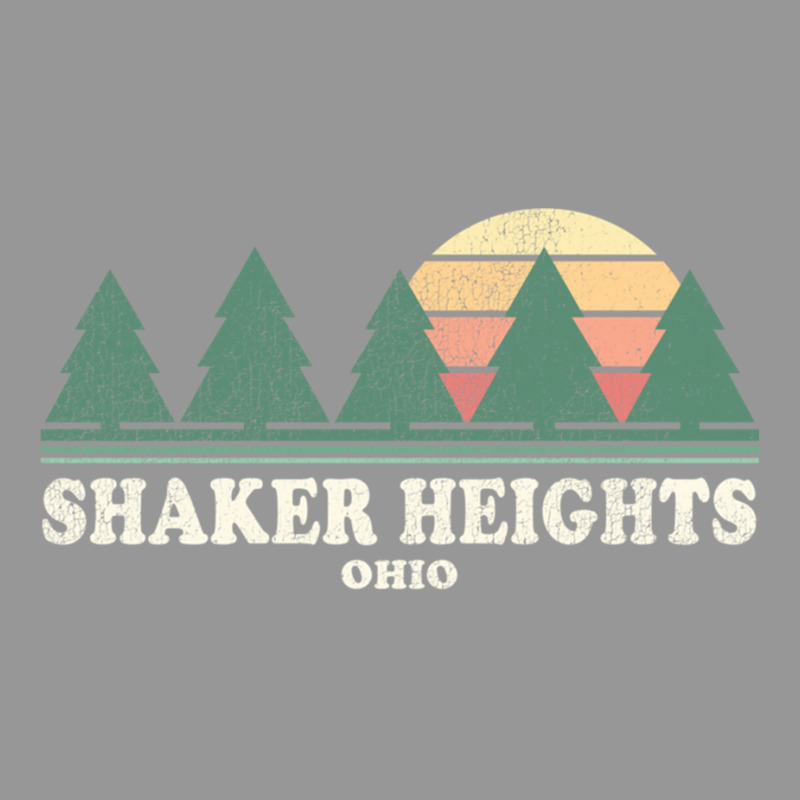 Shaker Heights Oh Vintage Throwback Tee Retro 70s Design Long Sleeve T Women's V-Neck T-Shirt by cm-arts | Artistshot