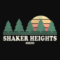 Shaker Heights Oh Vintage Throwback Tee Retro 70s Design Long Sleeve T Crop Top | Artistshot