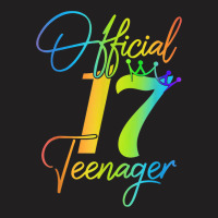 17 Years Old Gifts 17 Officialnager 17th Birthday Girls T-shirt | Artistshot