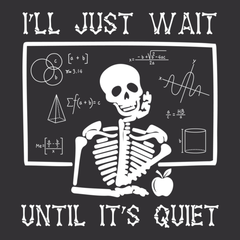 Funny Halloween I'll Just Wait Until It's Quiet Teacher Long Sleeve Vintage Hoodie And Short Set by SamdraFitzgerald | Artistshot