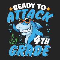 Ready To Attack 4th Grade Apparel Back To School Shark Boys 3/4 Sleeve Shirt | Artistshot