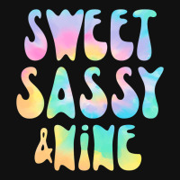 Sweet Sassy And Nine 9th Birthday Girl Tie Dye 9 Year Old  Copy License Plate | Artistshot