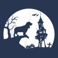 English Cocker Spaniel Dog Moon Silhouette Halloween Costume Men Denim Jacket | Artistshot