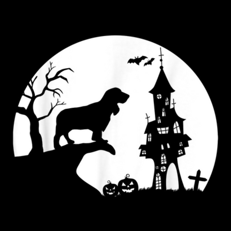 English Cocker Spaniel Dog Moon Silhouette Halloween Costume Long Sleeve Shirts by Fashonus | Artistshot