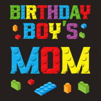 Master Builder Birthday Boy's Mom Building Bricks Blocks  Copy Tank Top | Artistshot