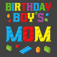 Master Builder Birthday Boy's Mom Building Bricks Blocks  Copy Vintage T-shirt | Artistshot